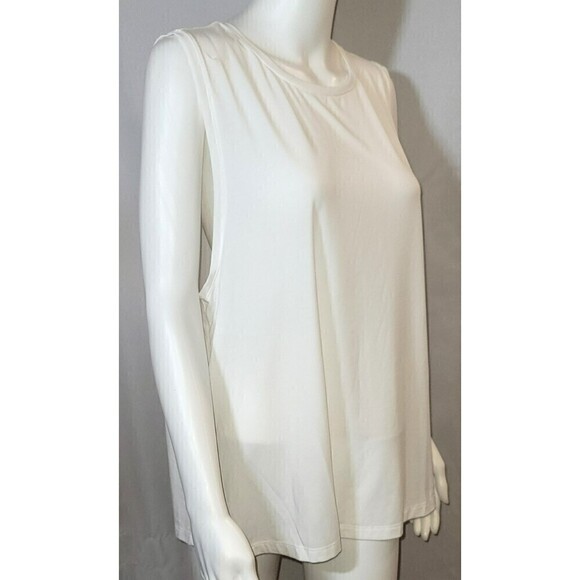 NWT - ZELLA Women’s Performance White Sleeveless Tee - Size L - Picture 2 of 9